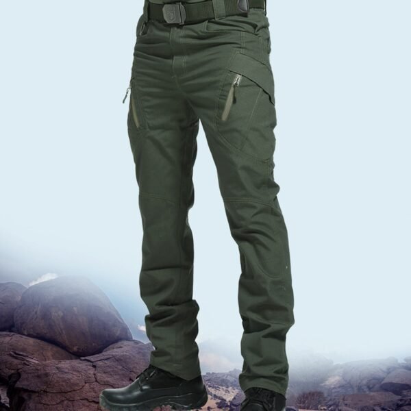 Men's Solid Color Tactical Pants - Image 3