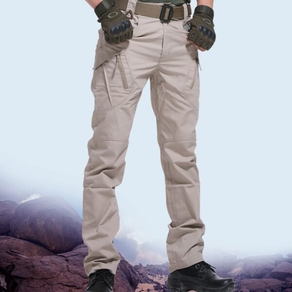 Men's Solid Color Tactical Pants - Image 4