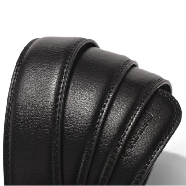 Men's Automatic Buckle Leather Belt - Image 5