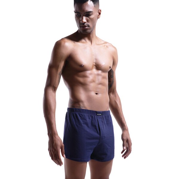 Men's Solid Color Underpants 2 pcs Set - Image 4