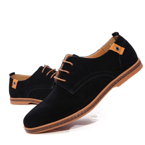 Men's Elegant Cow Suede Shoes - Image 7