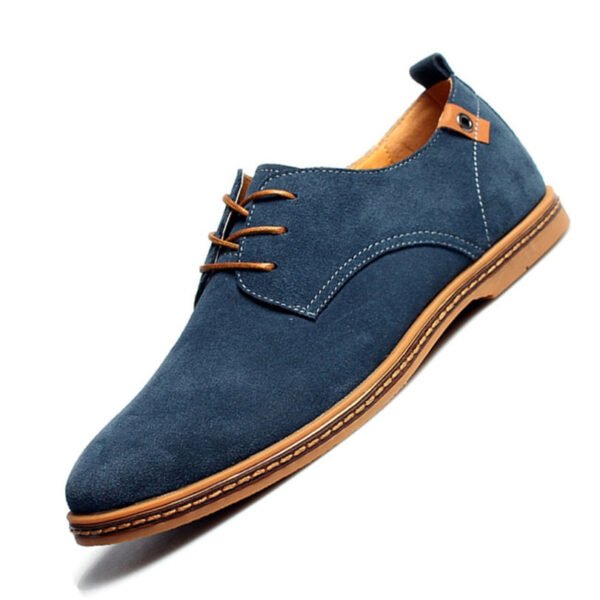 Men's Elegant Cow Suede Shoes - Image 2