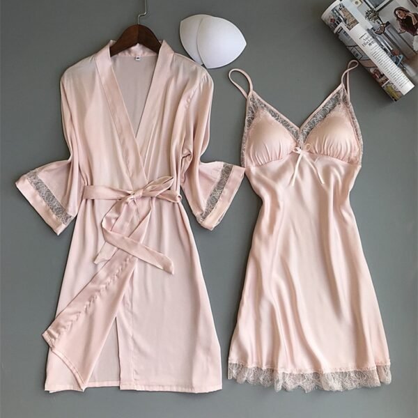 Women's  Lace Nightwear Set, 2 Psc - Image 2